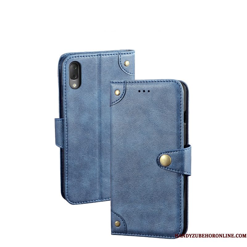 Hoesje Sony Xperia L3 Scheppend Rood Persoonlijk, Hoes Sony Xperia L3 Vintage Telefoon Kaart