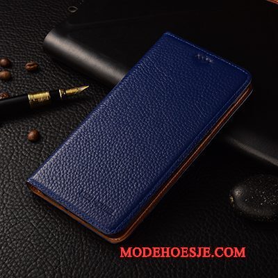 Hoesje Sony Xperia M5 Dual Leer Bedrijf Bruin, Hoes Sony Xperia M5 Dual Folio Anti-falltelefoon