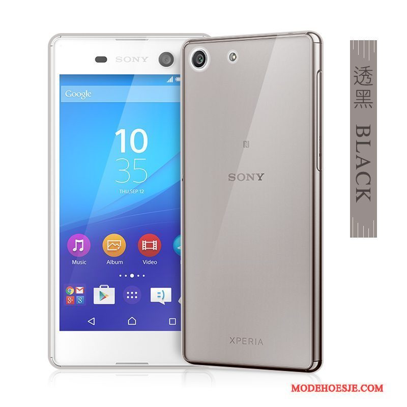 Hoesje Sony Xperia M5 Dual Siliconen Doorzichtigtelefoon, Hoes Sony Xperia M5 Dual Zacht Dun Roze