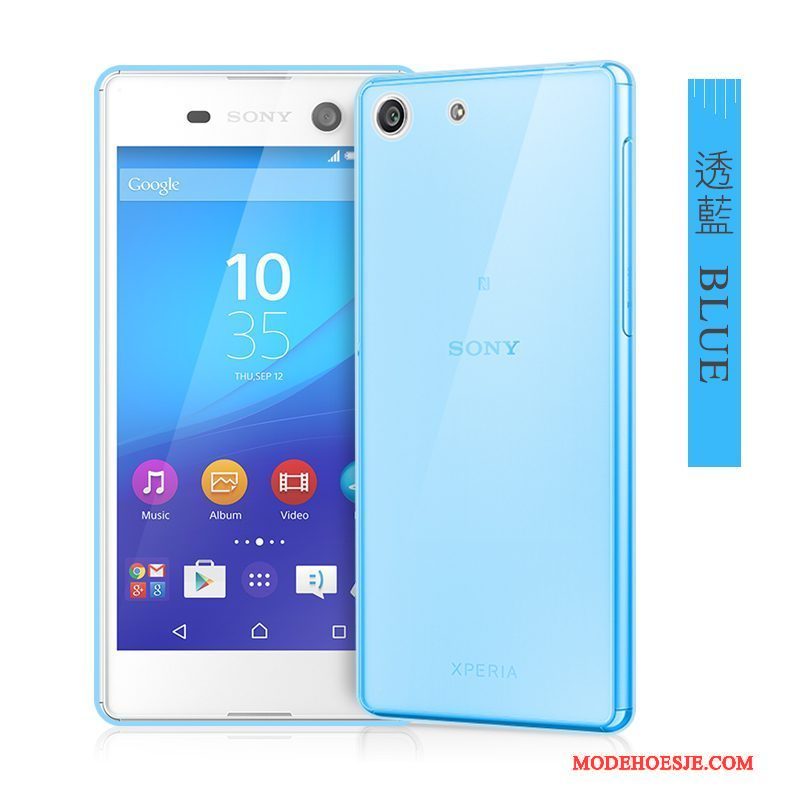 Hoesje Sony Xperia M5 Dual Siliconen Doorzichtigtelefoon, Hoes Sony Xperia M5 Dual Zacht Dun Roze