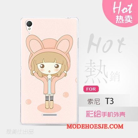 Hoesje Sony Xperia T3 Kleur Telefoon, Hoes Sony Xperia T3 Bescherming