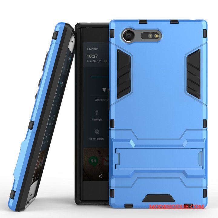 Hoesje Sony Xperia X Compact Bescherming Telefoon Anti-fall, Hoes Sony Xperia X Compact Blauw