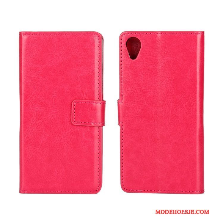 Hoesje Sony Xperia X Performance Bescherming Roze Voor, Hoes Sony Xperia X Performance Folio Telefoon