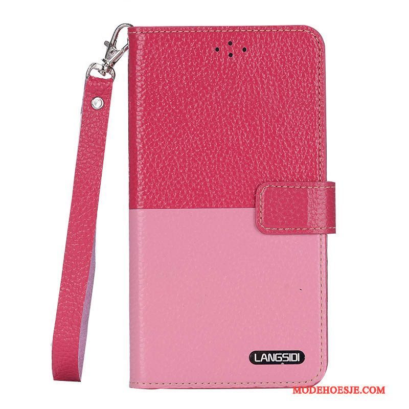 Hoesje Sony Xperia X Performance Folio Anti-falltelefoon, Hoes Sony Xperia X Performance Leer Voor Roze