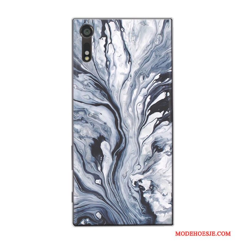 Hoesje Sony Xperia Xa Ultra Bescherming Patroon Grote, Hoes Sony Xperia Xa Ultra Vintage Pastelefoon