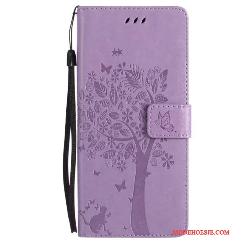 Hoesje Sony Xperia Xa Ultra Folio Anti-falltelefoon, Hoes Sony Xperia Xa Ultra Leer Roze