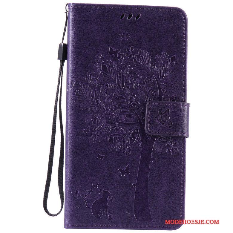 Hoesje Sony Xperia Xa Ultra Folio Anti-falltelefoon, Hoes Sony Xperia Xa Ultra Leer Roze