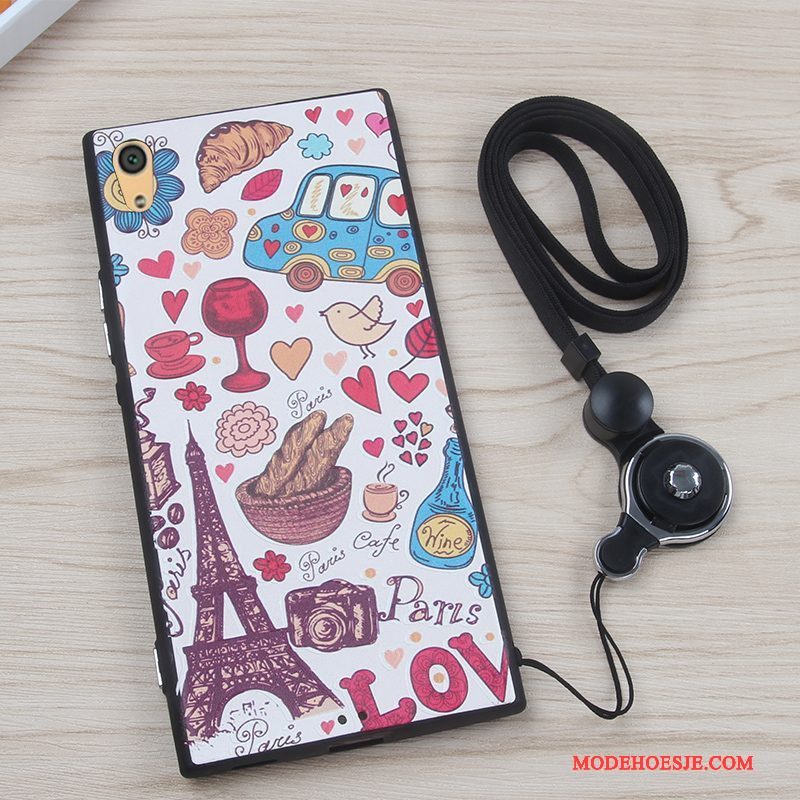 Hoesje Sony Xperia Xa1 Bescherming Hangertelefoon, Hoes Sony Xperia Xa1 Kleur Anti-fall