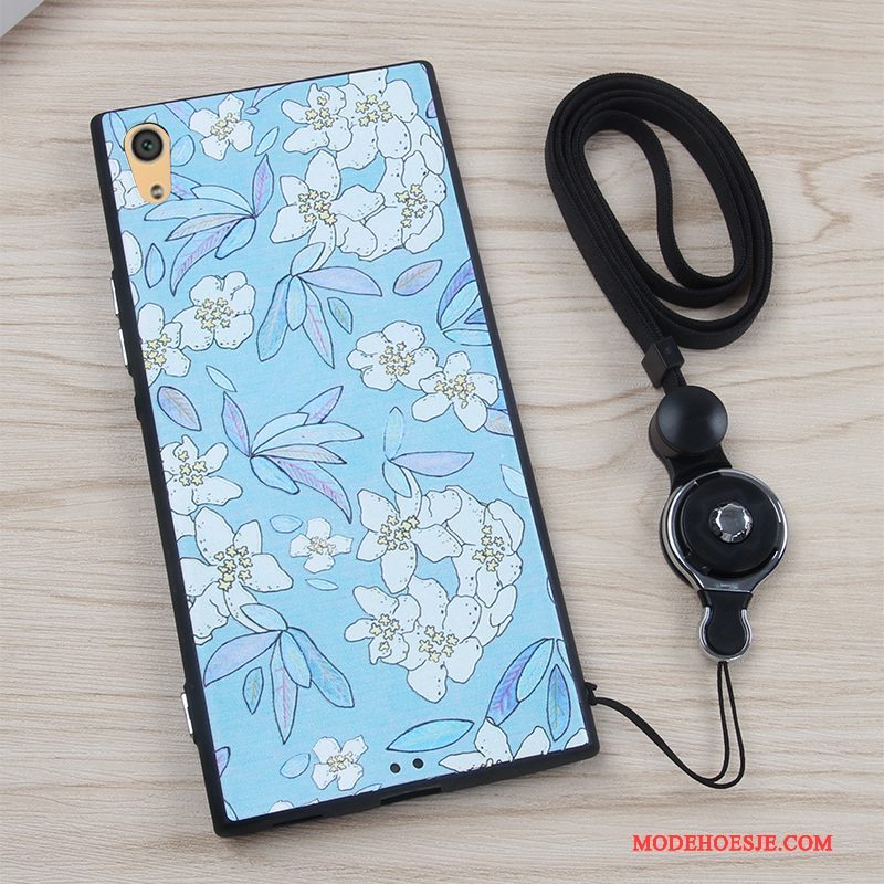 Hoesje Sony Xperia Xa1 Bescherming Hangertelefoon, Hoes Sony Xperia Xa1 Kleur Anti-fall