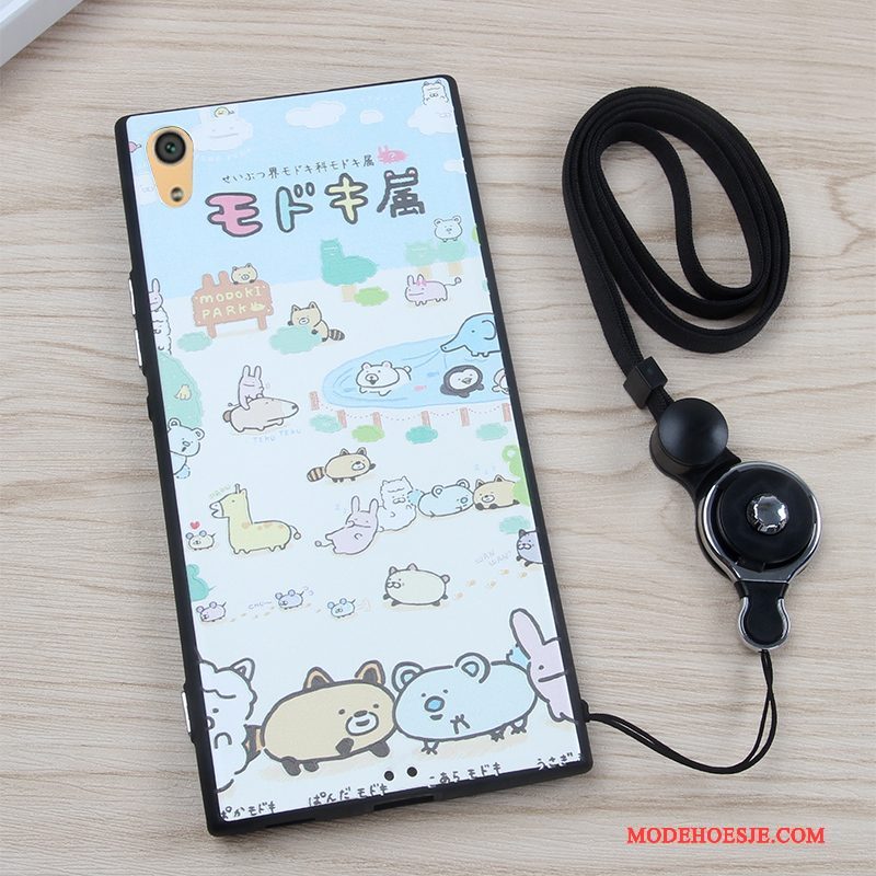 Hoesje Sony Xperia Xa1 Bescherming Hangertelefoon, Hoes Sony Xperia Xa1 Kleur Anti-fall