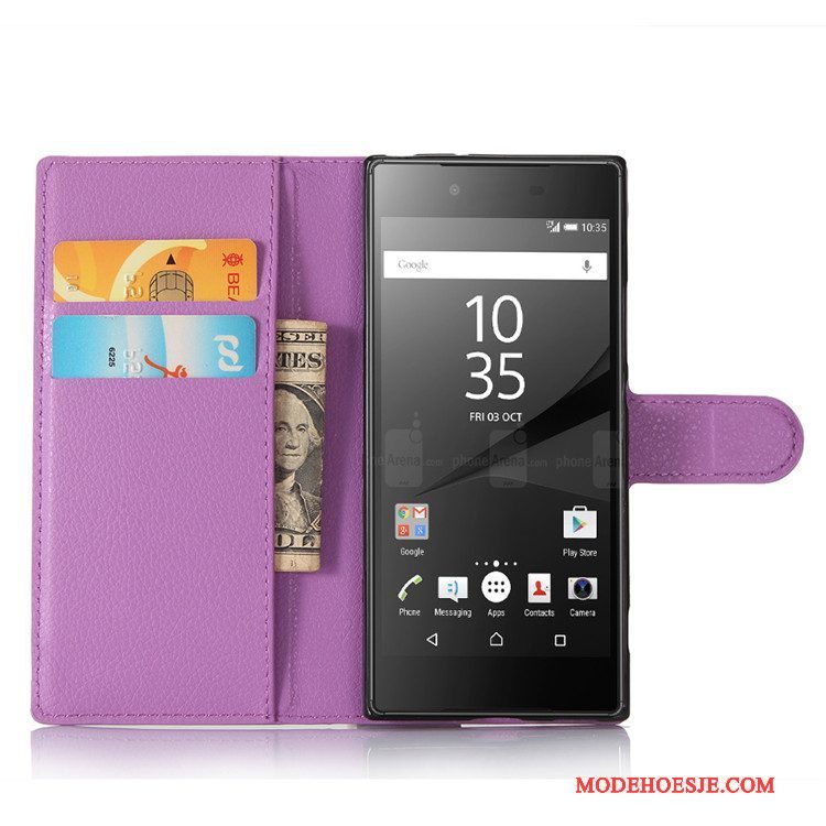 Hoesje Sony Xperia Xa1 Bescherming Rozetelefoon, Hoes Sony Xperia Xa1 Folio