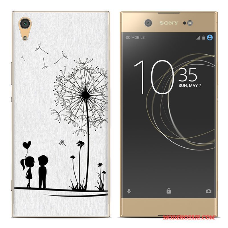 Hoesje Sony Xperia Xa1 Plus Siliconen Telefoon Rood, Hoes Sony Xperia Xa1 Plus Zacht