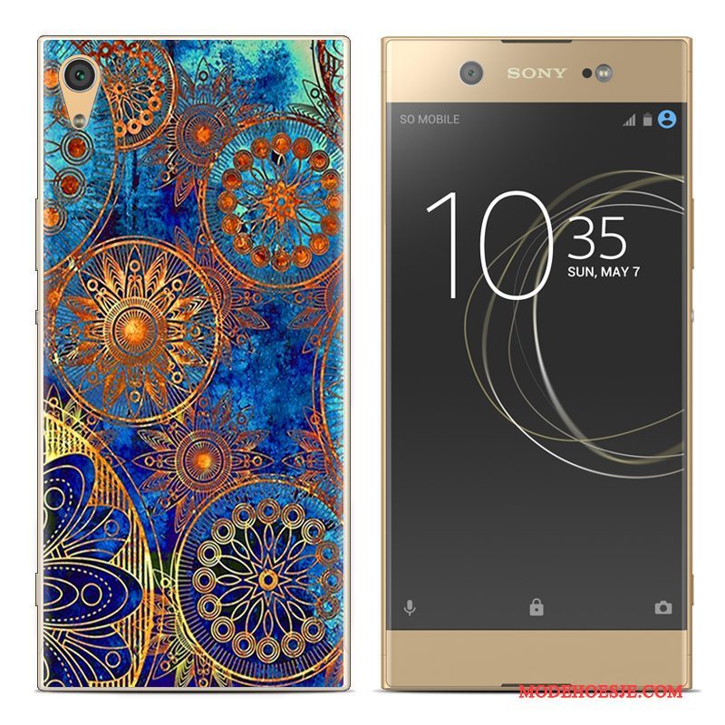 Hoesje Sony Xperia Xa1 Plus Siliconen Telefoon Rood, Hoes Sony Xperia Xa1 Plus Zacht