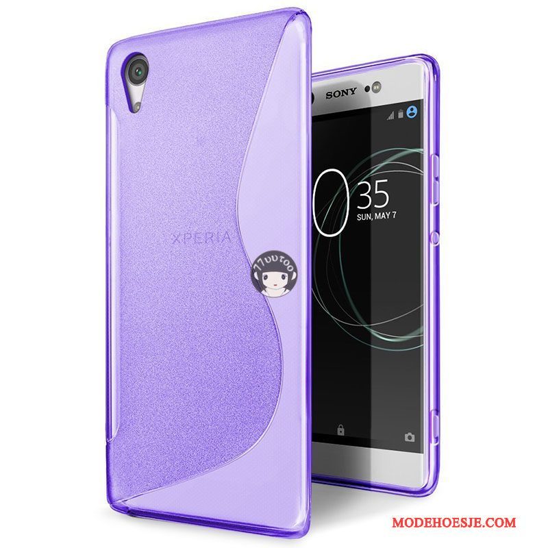 Hoesje Sony Xperia Xa1 Ultra Bescherming Anti-fall Blauw, Hoes Sony Xperia Xa1 Ultra Zacht Telefoon