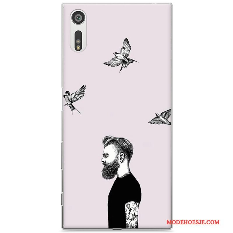 Hoesje Sony Xperia Xz Bescherming Hardtelefoon, Hoes Sony Xperia Xz Roze Lovers