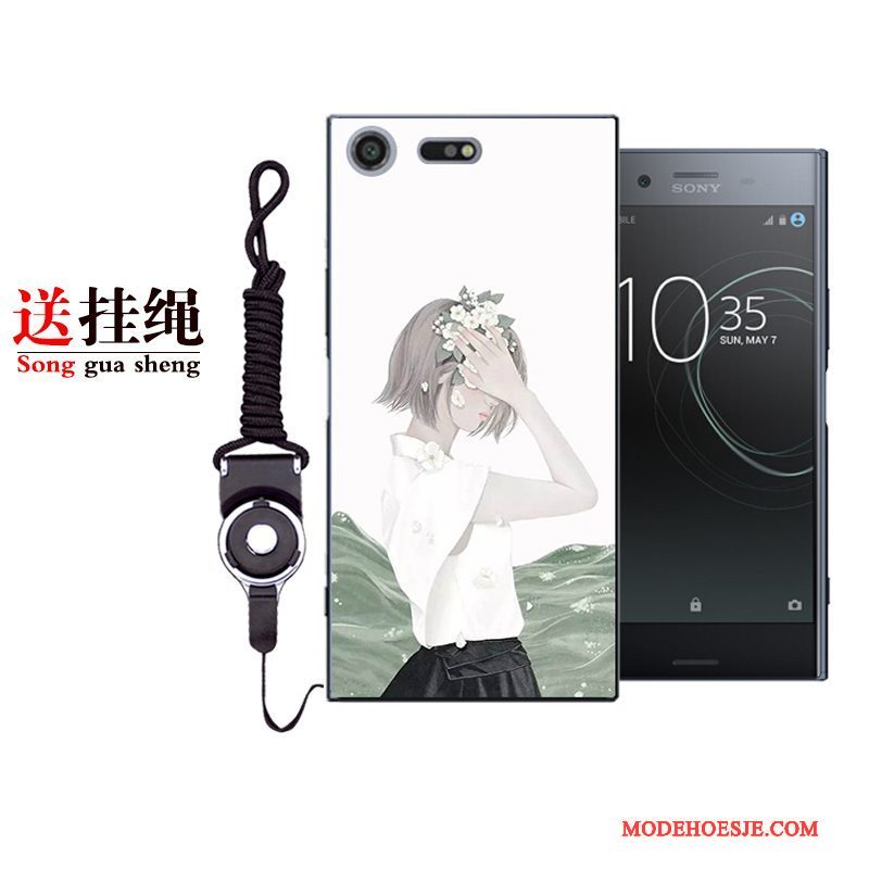 Hoesje Sony Xperia Xz Premium Bescherming Minitelefoon, Hoes Sony Xperia Xz Premium Kunst Vers