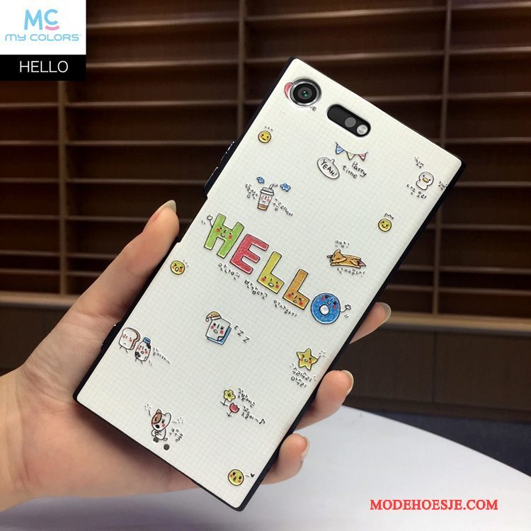 Hoesje Sony Xperia Xz Premium Kleur Kat Rijkdom, Hoes Sony Xperia Xz Premium Reliëf Telefoon