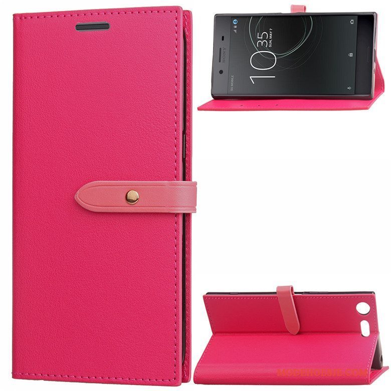 Hoesje Sony Xperia Xz Premium Zacht Bedrijf Zwart, Hoes Sony Xperia Xz Premium Folio Telefoon