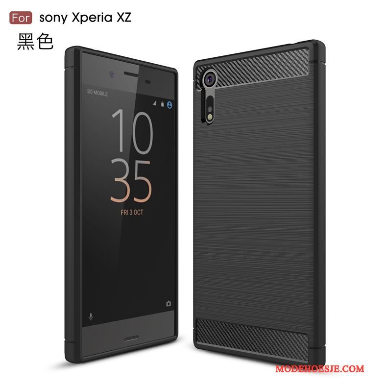 Hoesje Sony Xperia Xz Rood Trend, Hoes Sony Xperia Xz Fibertelefoon