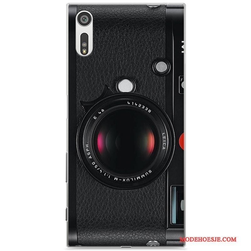 Hoesje Sony Xperia Xz Scheppend Telefoon Hard, Hoes Sony Xperia Xz Bescherming Geel