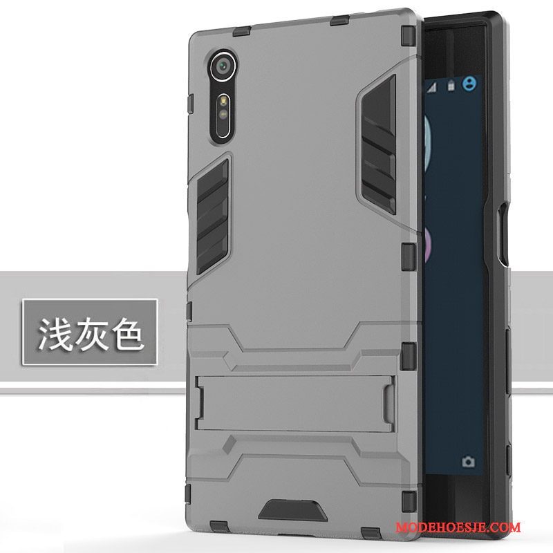 Hoesje Sony Xperia Xz Siliconen Schrobbentelefoon, Hoes Sony Xperia Xz Zacht Doorzichtig Anti-fall