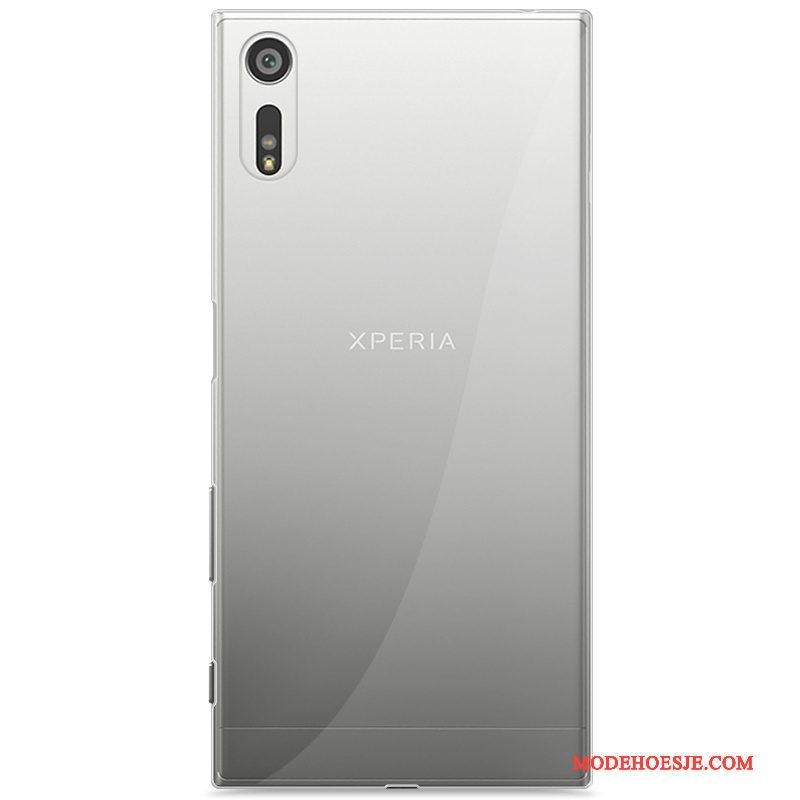 Hoesje Sony Xperia Xz Spotprent Purper Hard, Hoes Sony Xperia Xz Geschilderd Telefoon