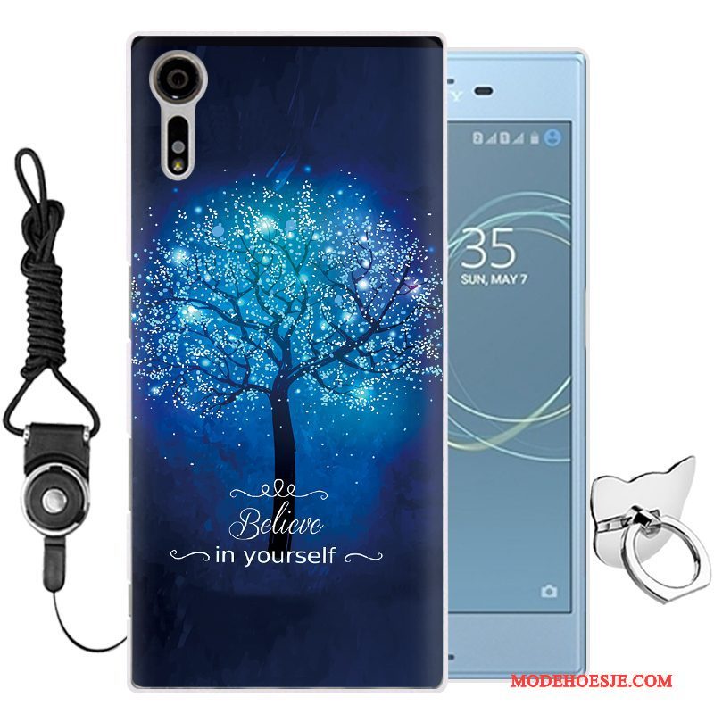 Hoesje Sony Xperia Xz Zacht Groentelefoon, Hoes Sony Xperia Xz Bescherming