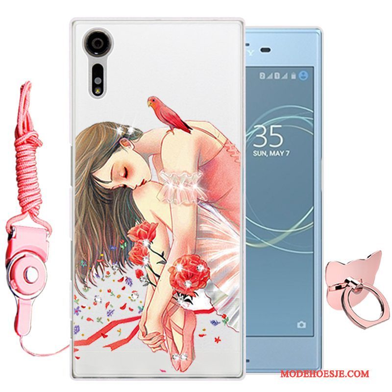 Hoesje Sony Xperia Xz Zacht Groentelefoon, Hoes Sony Xperia Xz Bescherming