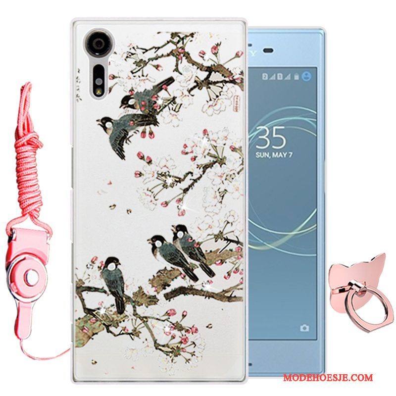 Hoesje Sony Xperia Xz Zacht Groentelefoon, Hoes Sony Xperia Xz Bescherming