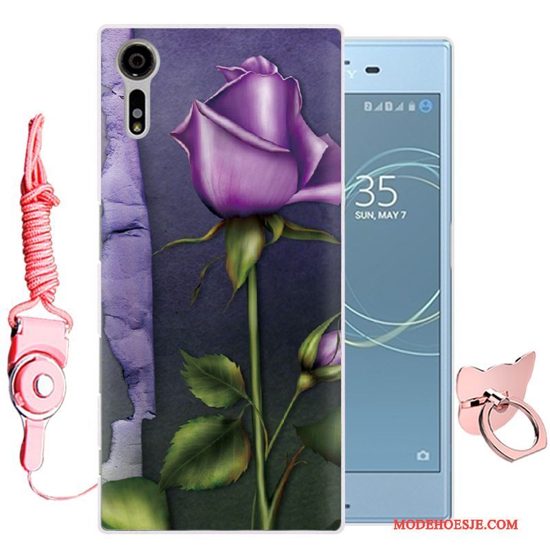 Hoesje Sony Xperia Xz Zacht Groentelefoon, Hoes Sony Xperia Xz Bescherming