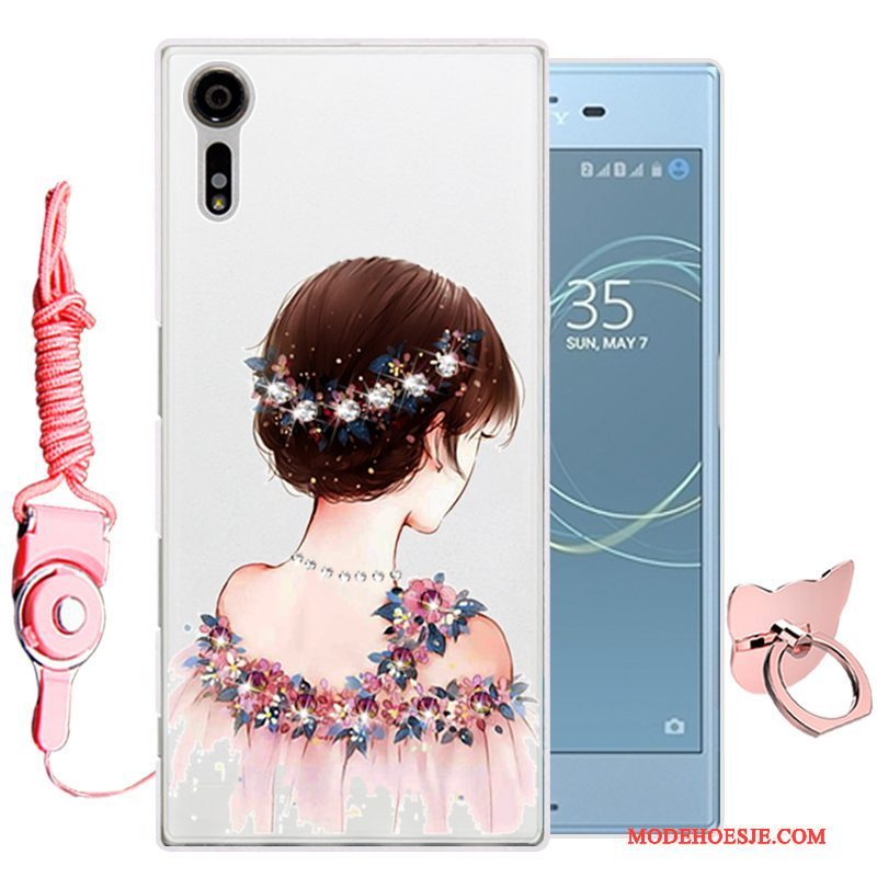 Hoesje Sony Xperia Xz Zacht Groentelefoon, Hoes Sony Xperia Xz Bescherming