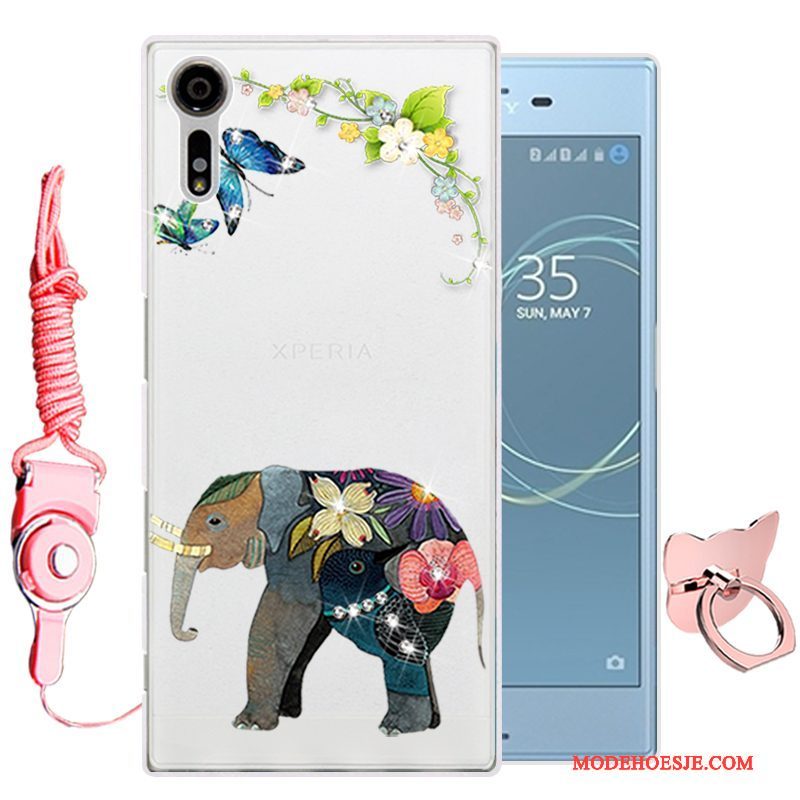 Hoesje Sony Xperia Xz Zacht Groentelefoon, Hoes Sony Xperia Xz Bescherming