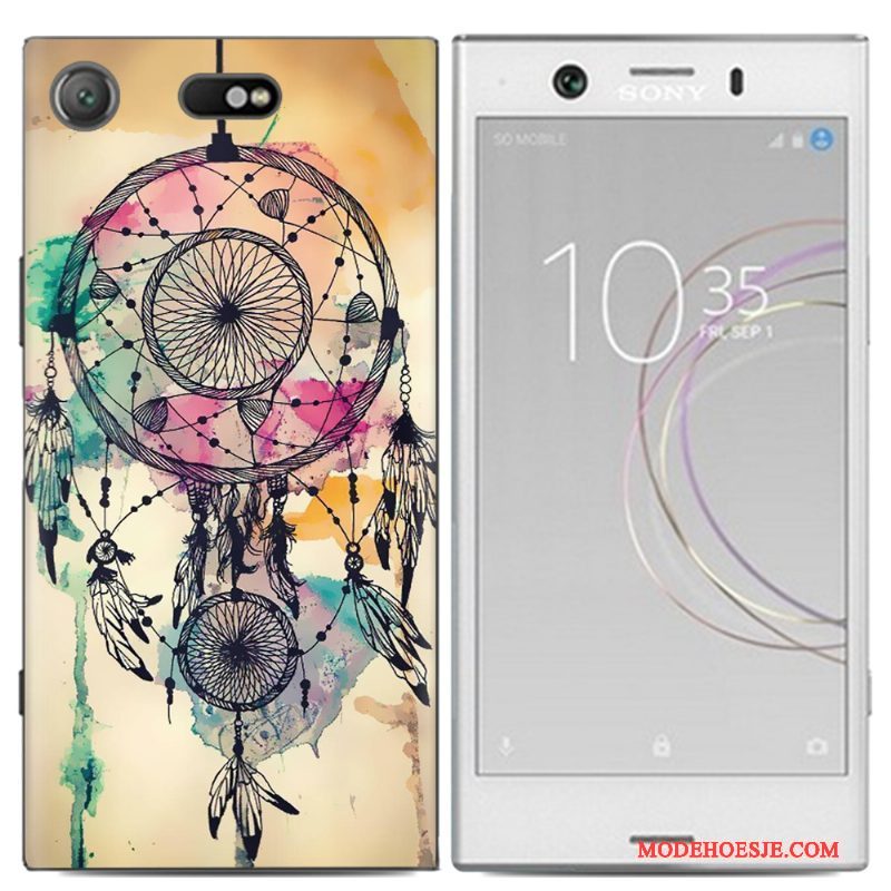 Hoesje Sony Xperia Xz1 Compact Geschilderd Telefoon Persoonlijk, Hoes Sony Xperia Xz1 Compact Spotprent Trend Anti-fall