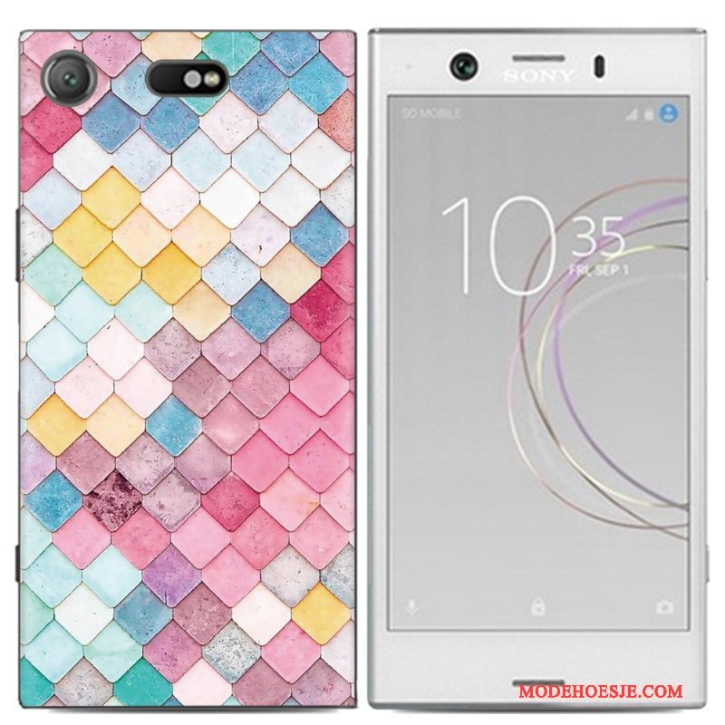 Hoesje Sony Xperia Xz1 Compact Geschilderd Telefoon Persoonlijk, Hoes Sony Xperia Xz1 Compact Spotprent Trend Anti-fall