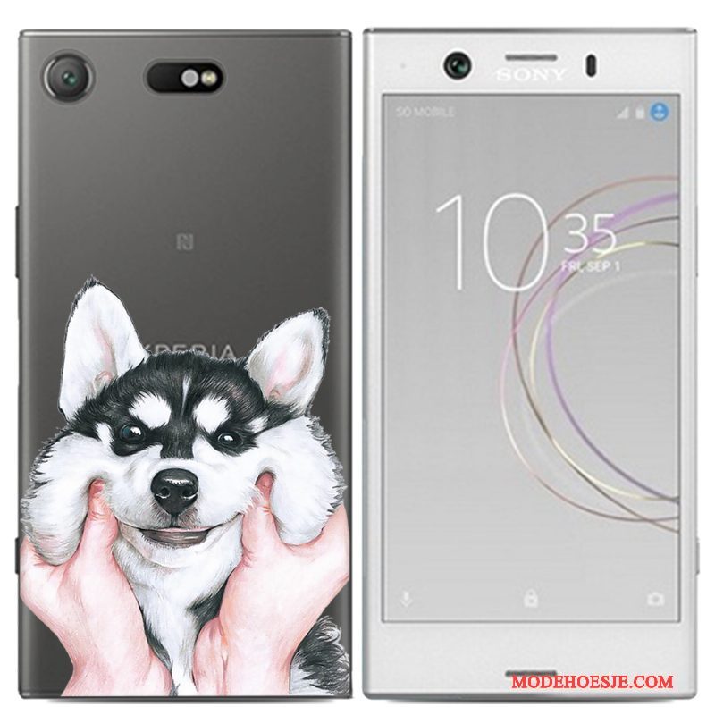 Hoesje Sony Xperia Xz1 Compact Geschilderd Telefoon Persoonlijk, Hoes Sony Xperia Xz1 Compact Spotprent Trend Anti-fall