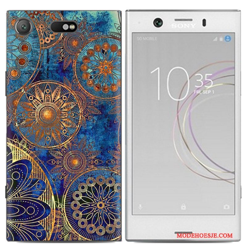 Hoesje Sony Xperia Xz1 Compact Geschilderd Telefoon Persoonlijk, Hoes Sony Xperia Xz1 Compact Spotprent Trend Anti-fall