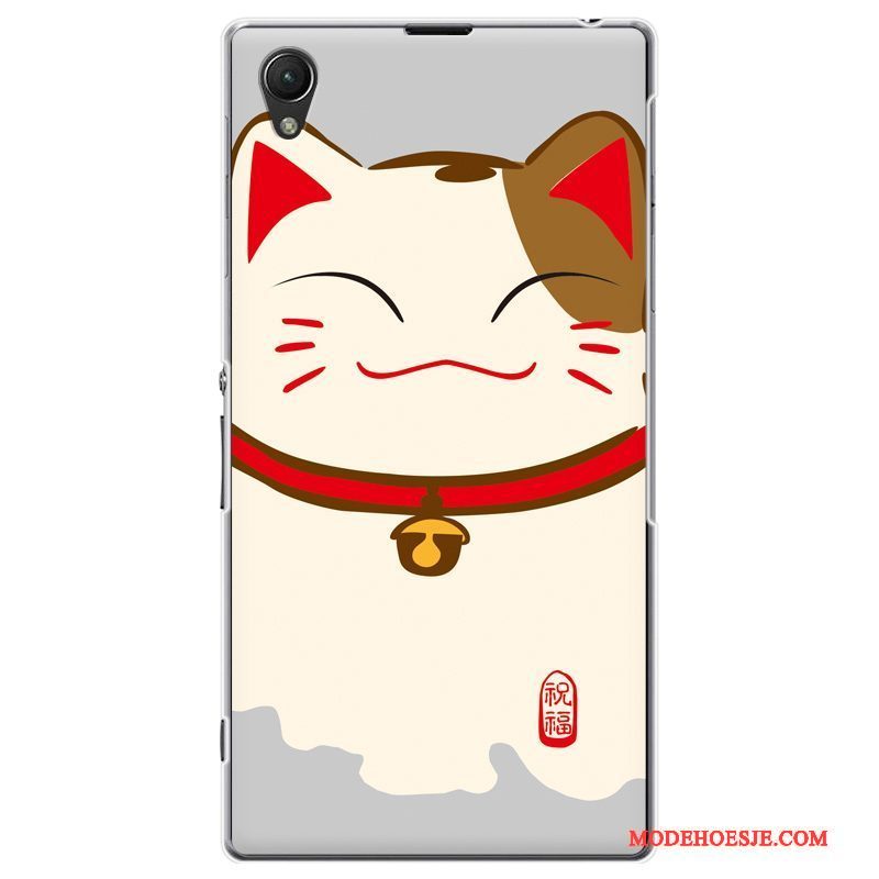 Hoesje Sony Xperia Z1 Bescherming Lichttelefoon, Hoes Sony Xperia Z1 Purper