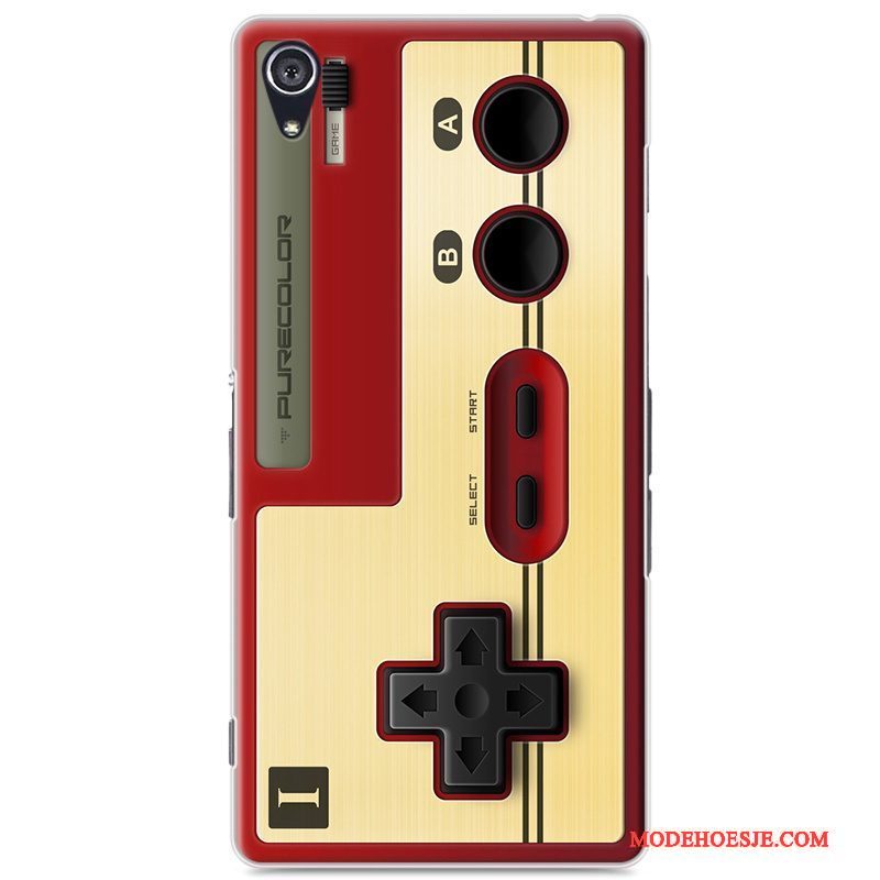 Hoesje Sony Xperia Z2 Scheppend Hard Rood, Hoes Sony Xperia Z2 Bescherming Telefoon Persoonlijk