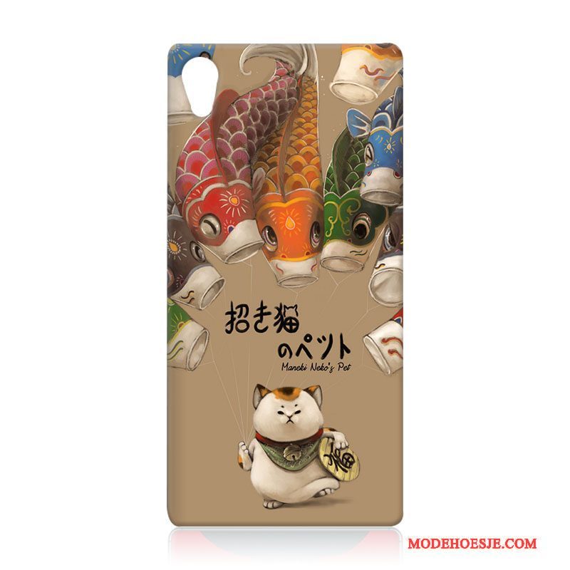 Hoesje Sony Xperia Z5 Bescherming Anti-fall Hard, Hoes Sony Xperia Z5 Zacht Telefoon