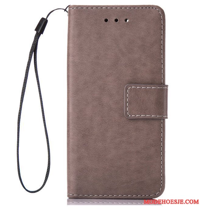 Hoesje Sony Xperia Z5 Bescherming Goudtelefoon, Hoes Sony Xperia Z5 Leer Anti-fall