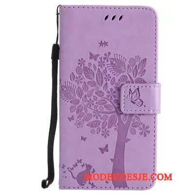 Hoesje Sony Xperia Z5 Compact Zacht Telefoon Lichtblauw, Hoes Sony Xperia Z5 Compact Leer Anti-fall