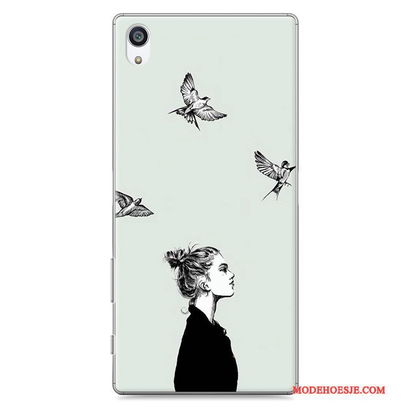 Hoesje Sony Xperia Z5 Scheppend Telefoon Trend, Hoes Sony Xperia Z5 Bescherming Geel Lovers