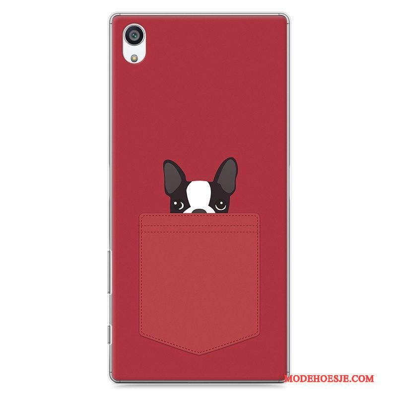 Hoesje Sony Xperia Z5 Spotprent Anti-falltelefoon, Hoes Sony Xperia Z5 Bescherming Hard Grijs