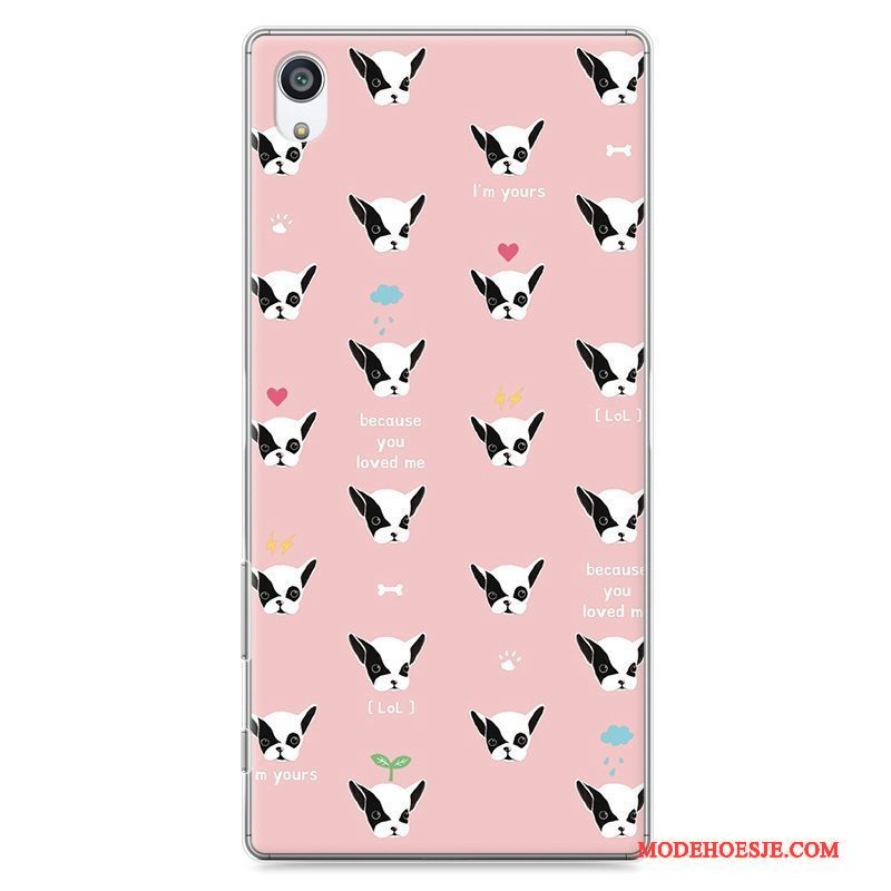 Hoesje Sony Xperia Z5 Spotprent Hardtelefoon, Hoes Sony Xperia Z5 Bescherming Blauw