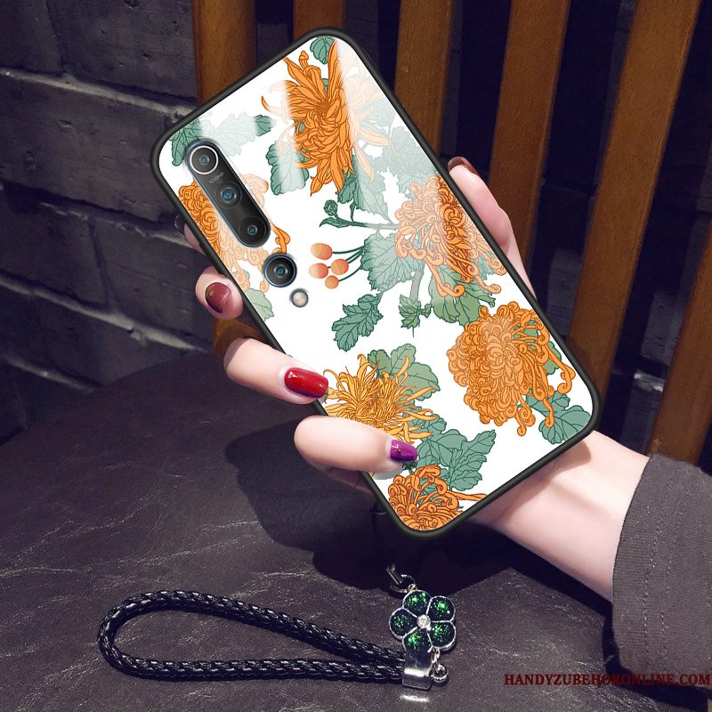 Hoesje Xiaomi Mi 10 Bescherming Mini Anti-fall, Hoes Xiaomi Mi 10 Zakken Zwart Kunst