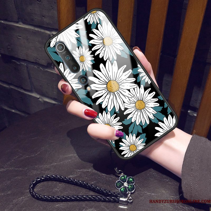 Hoesje Xiaomi Mi 10 Bescherming Mini Anti-fall, Hoes Xiaomi Mi 10 Zakken Zwart Kunst