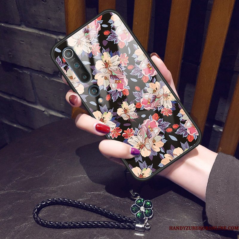 Hoesje Xiaomi Mi 10 Bescherming Mini Anti-fall, Hoes Xiaomi Mi 10 Zakken Zwart Kunst