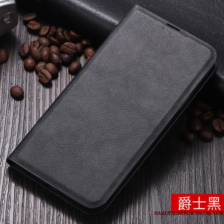 Hoesje Xiaomi Mi 10 Folio Anti-fall Kaart, Hoes Xiaomi Mi 10 Zakken Rood Mini