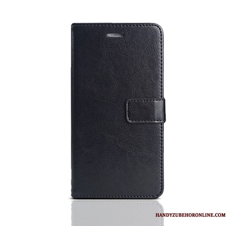 Hoesje Xiaomi Mi 10 Folio Donkerblauw Anti-fall, Hoes Xiaomi Mi 10 Leer Mini Eenvoudige