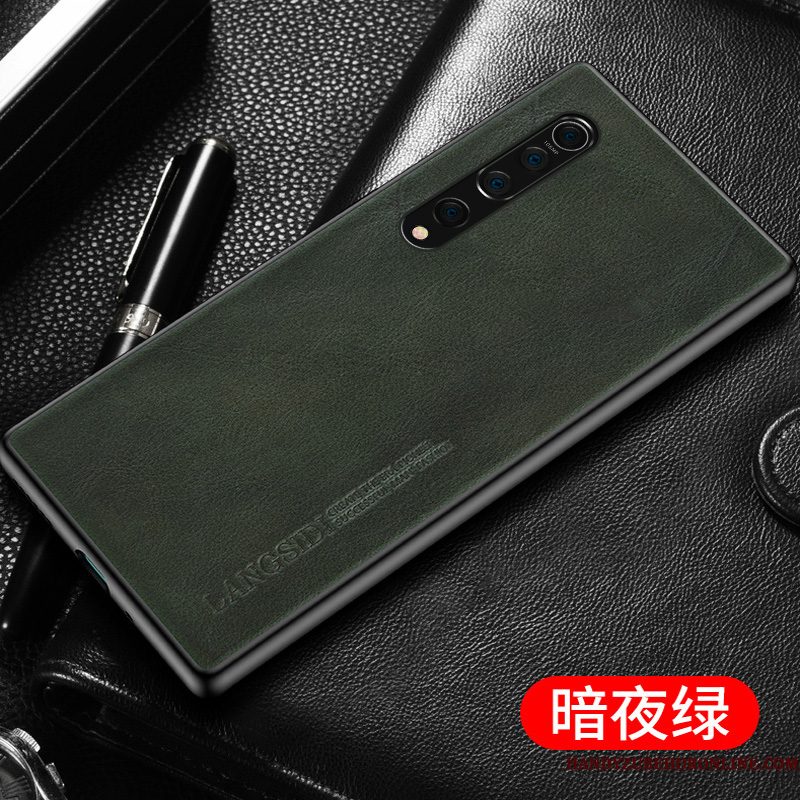Hoesje Xiaomi Mi 10 Leer Pas Eenvoudige, Hoes Xiaomi Mi 10 Bescherming Anti-fall Persoonlijk